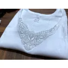 Turkey 100% pamut női trikó Fehér S-4XL-ig 0007