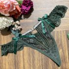 INEZ csipkés Y-tanga – szexi, rugalmas