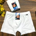 MST Férfi Boxeralsó 202 fehér – kényelmes pamut alsónadrág