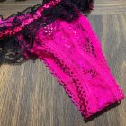 Szexi csipkés masnis  tanga