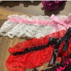 Szexi csipkés masnis  tanga