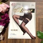 Alina 40 DEN combfix – csipkés, szilikon csíkkal