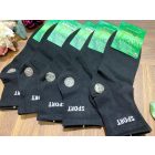 ARMANDO Férfi pamut sport boka zokni  1cs/5pár fekete