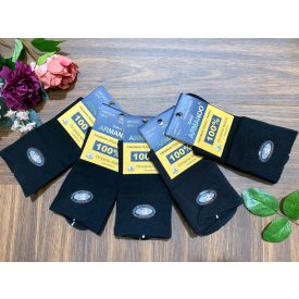   ARMANDO női pamut gumi nélküli zokni 1CS/5Pár AWP-507A fekete