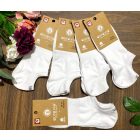 aura.via férfi  boka zokni 5pár/cs fehér