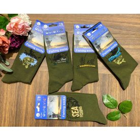 aura.via férfi horgász zokni 1cs/5 pár