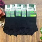 Aura.via férfi bambusz boka zokni FFD281 1cs/5pár fekete