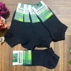 Aura.via férfi bambusz boka zokni FFD281 1cs/5pár fekete