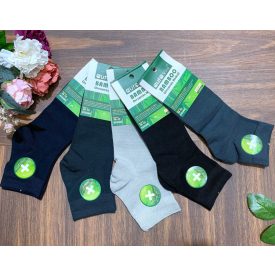 Aura.via férfi bambusz köztes szárú zokni FFZ360 1cs/5pár vegyes szin