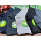 Aura.via férfi bambusz köztes szárú zokni FFZ360 1cs/5pár vegyes szin