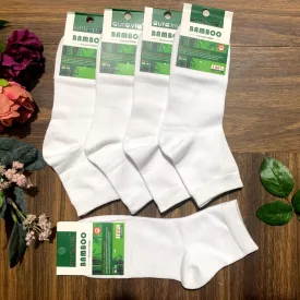 Aura.via Bambusz Férfi köztes szárű zokni FFZ362 1cs/5pár fehér