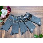 MR PAMUT férfi öltöny zokni 5pár/cs MP1002B szürke