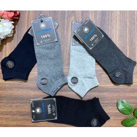 Mr pamut Férfi pamut boka zokni  1cs/5pár fekete