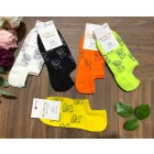 aura.via női  szines mintás boka zokni 5pár/cs 