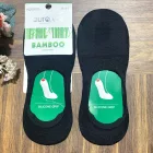 aura.via bambusz balerina zokni fekete NDD603 1cs/5pár