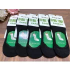 aura.via bambusz balerina zokni fekete NDD603 1cs/5pár