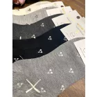 AURA.VIA Női Bokazokni 5 Pár – Pamut Zokni Masnival