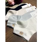 AURA.VIA Női Bokazokni 5 Pár – Pamut Mintás Zokni Maci Mintával