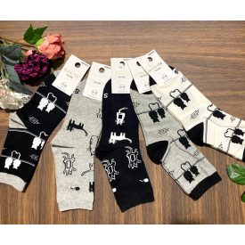 aura.via női zokni mintás! 5pár/cs NZP8757