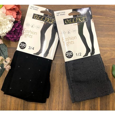 200 den harisnya pöttyös mintás