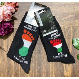 Vicces mintás zokni 100%magyar 0% lábszag