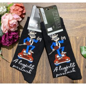 Vicces mintás zokni  a legjobb pasinak