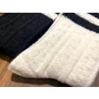 ollike gyapjú zokni — fekete/fehér színben 