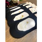 MR PAMUT Női Titokzokni 5 Pár – 100% Pamut, Fekete, Szilikon Sarokkal